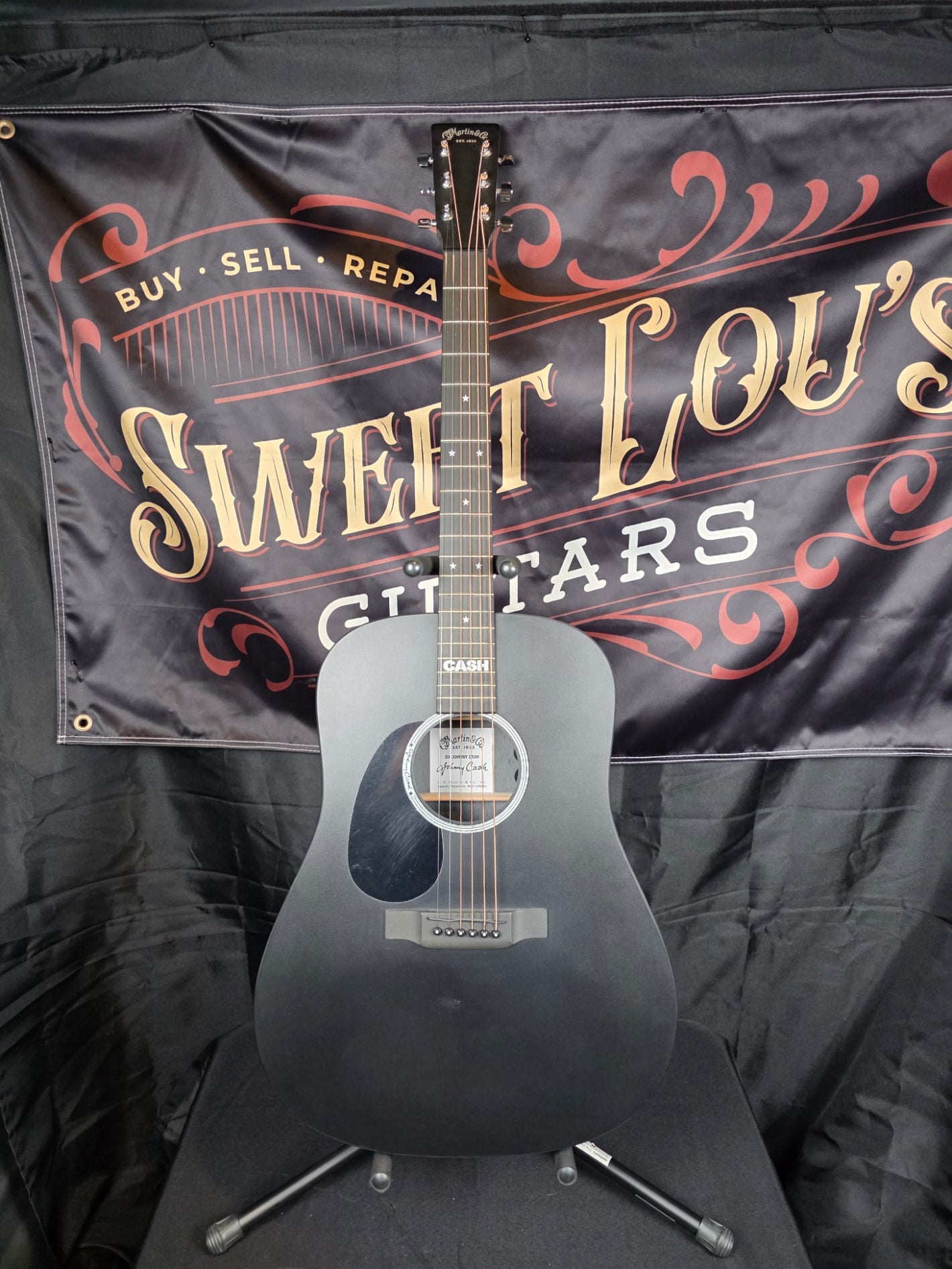 Martin DX Johnny Cash Left-Handed 2019 - Present - Black