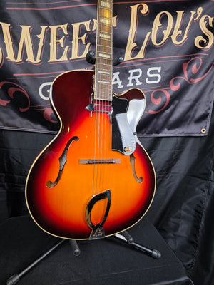 Guild Newark St. Collection A-150 Savoy 2013 - 2021 - Antique Burst *Structural Repair*