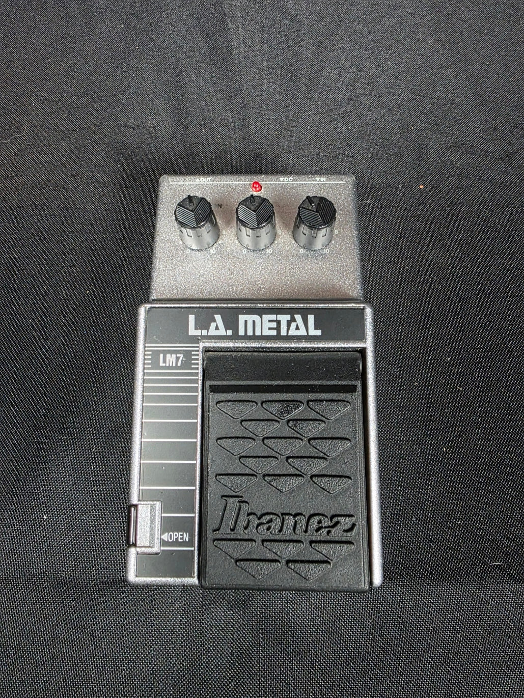 Ibanez LA Metal LM7 1980s - Silver