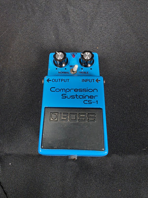 Boss CS-1 Compression Sustainer (Black Label) 1978 - 1982 - Blue