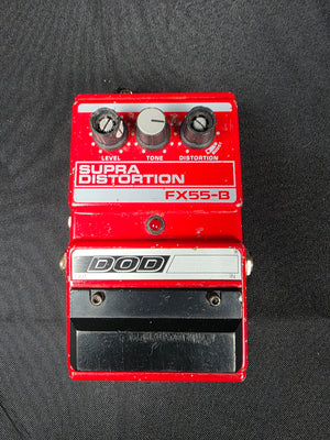 DOD Supra Distortion FX55-B 1986 - 1998 - Red