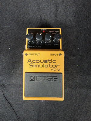 Boss AC-2 Acoustic Simulator (Silver Label) 1997 - 2006 - Yellow