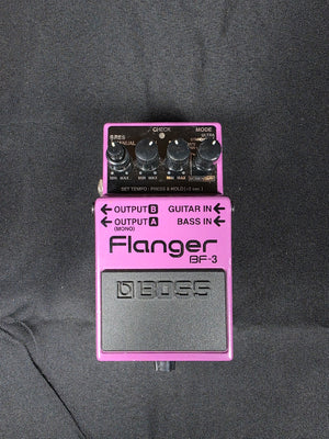 Boss BF-3 Flanger (Dark Gray Label) 2002 - Present - Purple