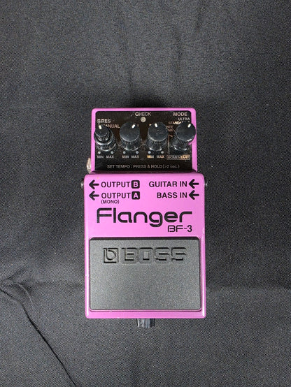 Boss BF-3 Flanger (Dark Gray Label) 2002 - Present - Purple