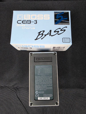 Boss CEB-3 Bass Chorus (Dark Gray Label) 2001 - Present - Blue