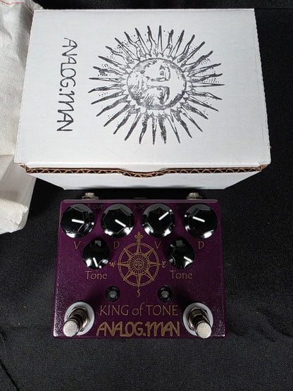 2022 Analogman King of Tone V4 Standard Gain Both Sides