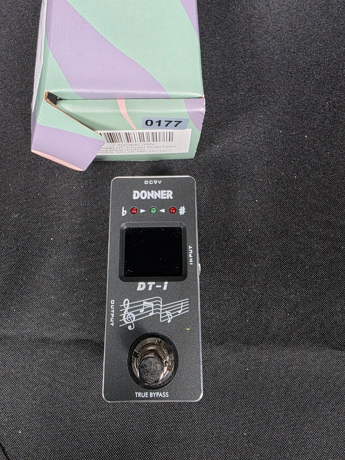 Donner DT-1 Tuner mini pedal - Black