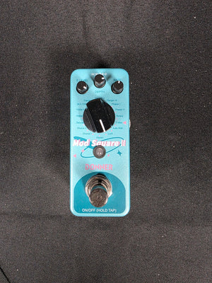 Donner Mod Square II Mini Modulation Effects Pedal - Blue