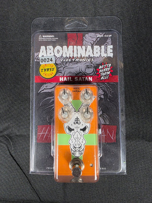 Abominable Electronics Hail Satan Mini Distortion/Fuzz 2010s - Graphic