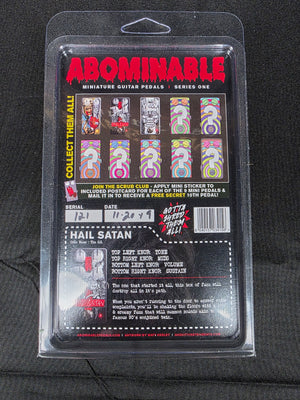 Abominable Electronics Hail Satan Mini Distortion/Fuzz 2010s - Graphic