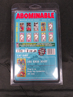 Abominable Electronics Cat Dirt Mini 2020 - Yellow with Artwork
