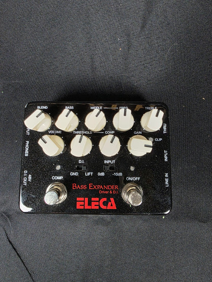 Eleca Bass Expander Driver & DI Pedal 2019 Black