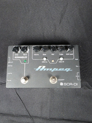 Ampeg SCR‑DI Bass DI Preamp with Scrambler Overdrive 2010s - Black