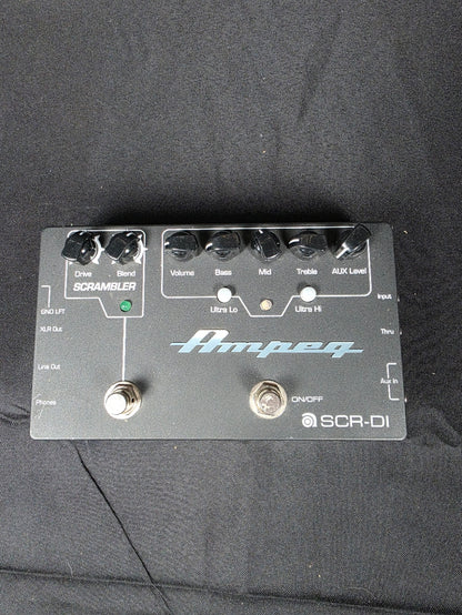 Ampeg SCR‑DI Bass DI Preamp with Scrambler Overdrive 2010s - Black