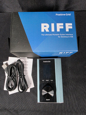Positive Grid RIFF USB Guitar Audio Interface 2023 - Present - Black