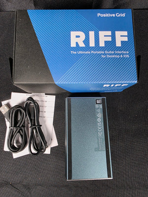 Positive Grid RIFF USB Guitar Audio Interface 2023 - Present - Black
