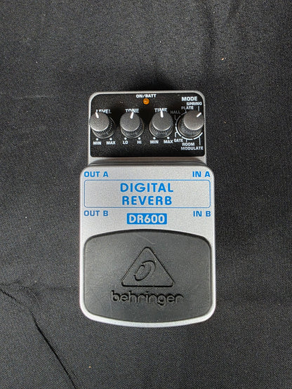 Behringer DR600 Digital Reverb Pedal 2010s - Standard