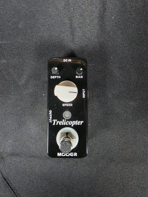 Mooer Trelicopter Tremolo Guitar Effect Pedal 2010s - Black