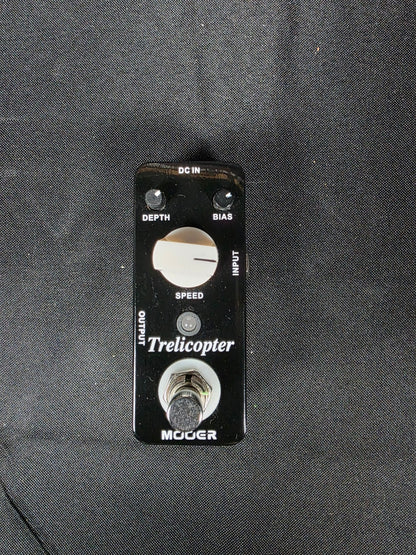 Mooer Trelicopter Tremolo Guitar Effect Pedal 2010s - Black
