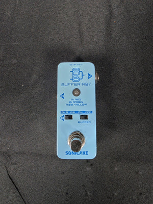 SONICAKE ABY Guitar Pedal, Mini AB Switcher with Buffer Switch, Ab Box Line Selector Guitar Effects Pedal, True Bypass - Buffer ABY