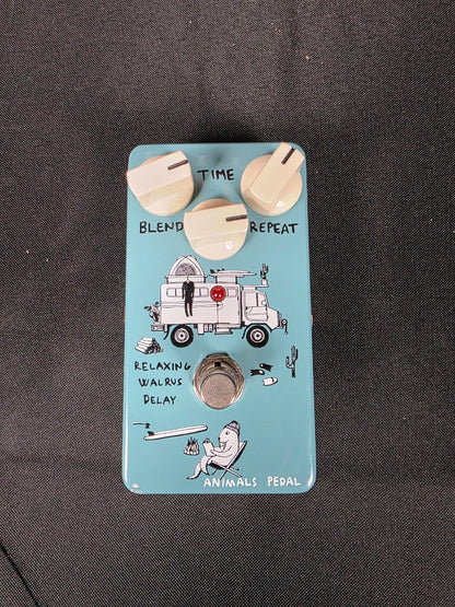 Animals Pedal Relaxing Walrus Delay V1 2010s - Blue Graphic