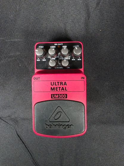 Behringer UM300 Ultra Metal Distortion Pedal 2010s - Standard