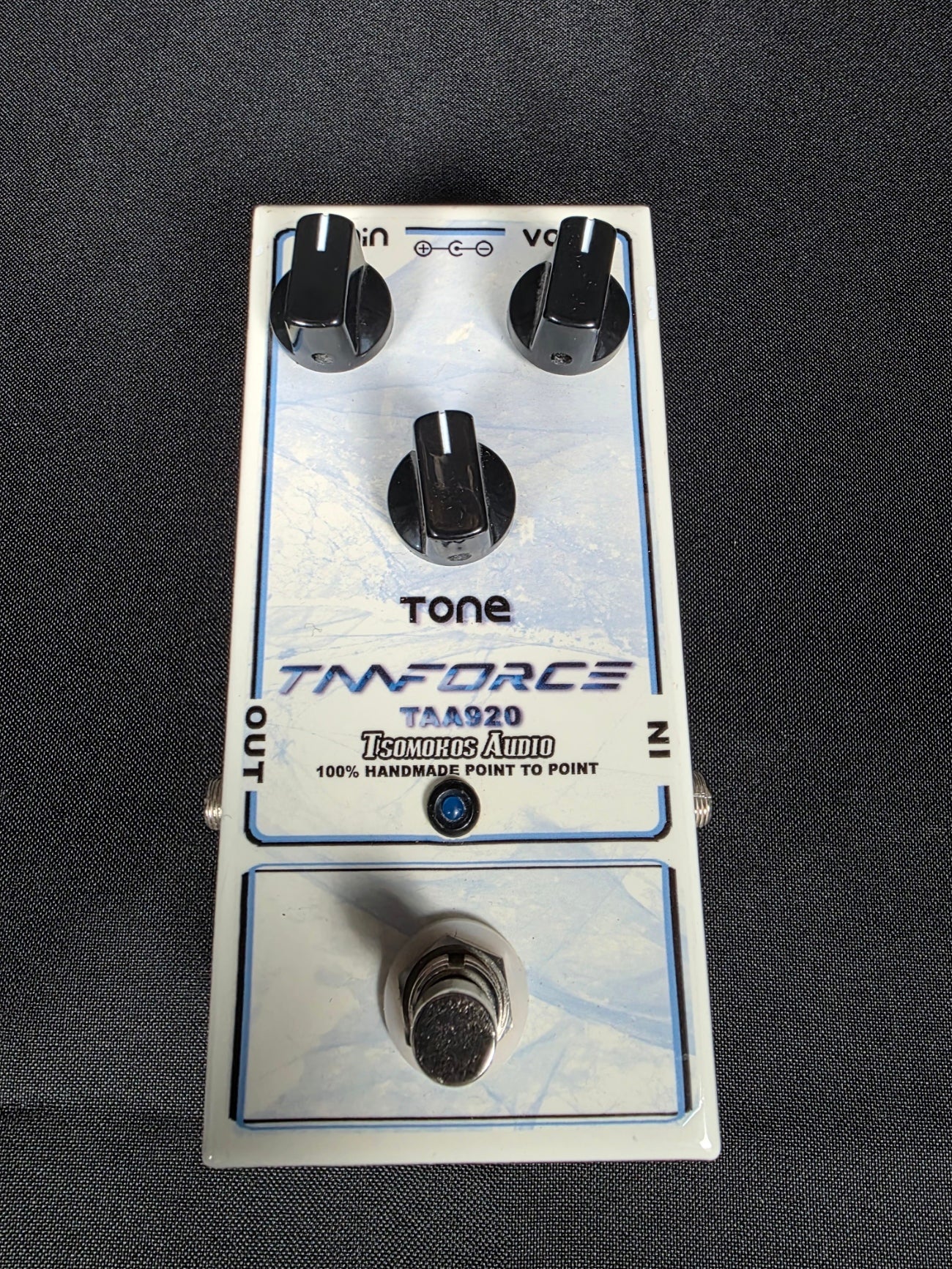 Tsomokos Audio TAAForce Fuzz Overdrive Modern - White