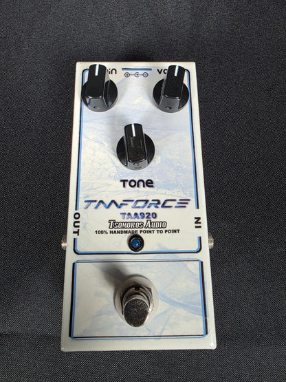 Tsomokos Audio TAAForce Fuzz Overdrive Modern - White