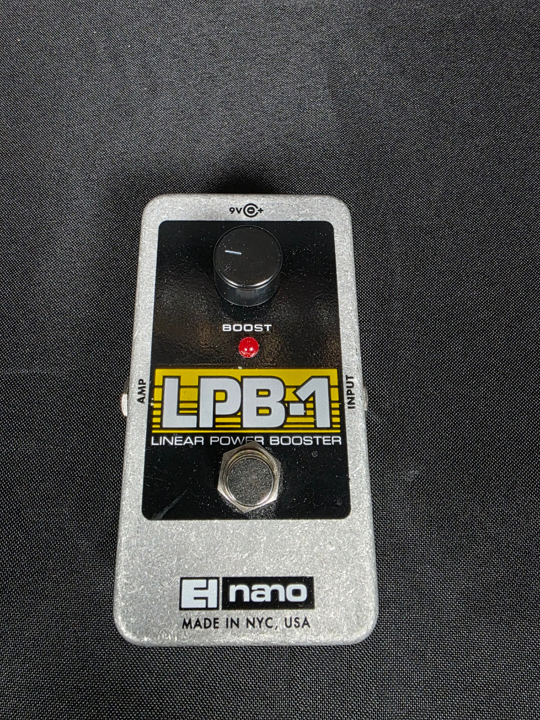 Electro-Harmonix LPB-1 Nano Linear Power Booster Preamp 2006 - Present - Black / Yellow / Gray