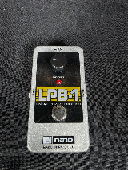 Electro-Harmonix LPB-1 Nano Linear Power Booster Preamp 2006 - Present - Black / Yellow / Gray