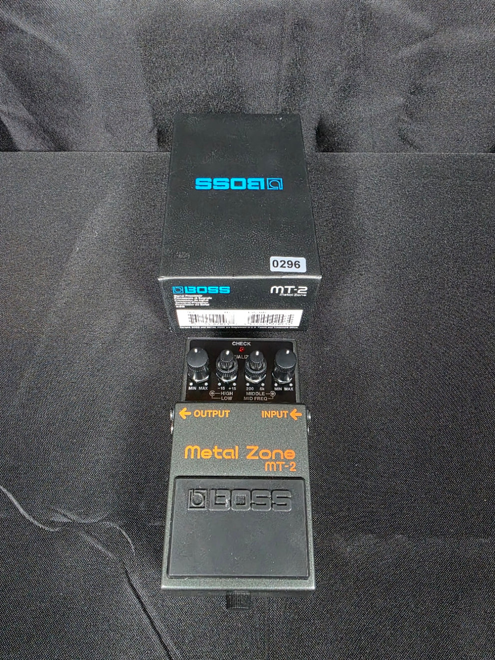 Boss MT-2 Metal Zone (Silver Label) 1991 - Present - Black