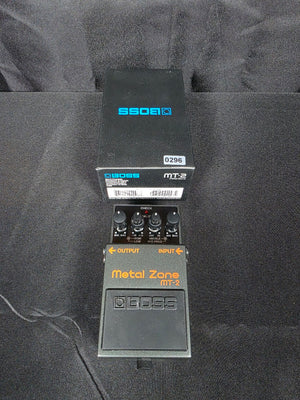 Boss MT-2 Metal Zone (Silver Label) 1991 - Present - Black
