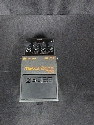 Boss MT-2 Metal Zone (Silver Label) 1991 - Present - Black