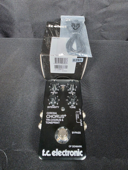 TC Electronic Limited Edition Corona Chorus+ SCF Tri-Chorus & TonePrint Pedal 2016 - Black