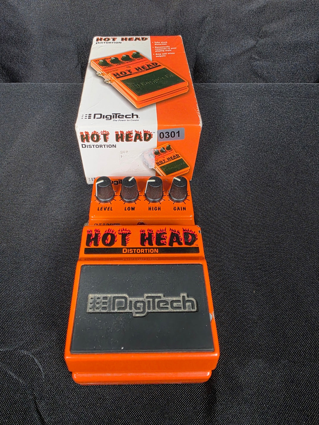DigiTech Hot Head Distortion 2010s - Red