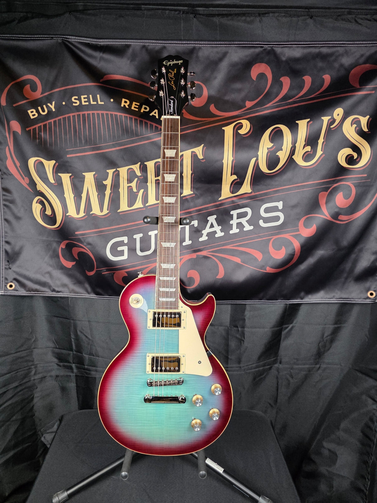 Epiphone Les Paul Standard '60s with Laurel Fretboard 2025 - Blueberry Burst *Repaired*