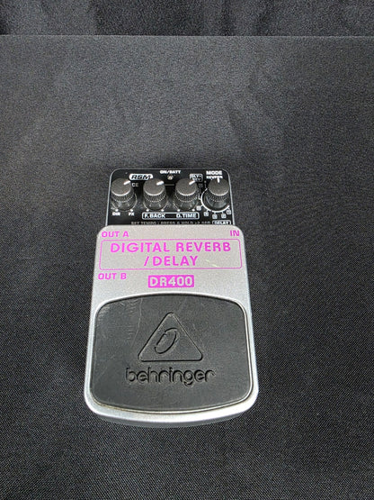 Behringer DR400 Digital Reverb Delay Pedal 2010s - Standard
