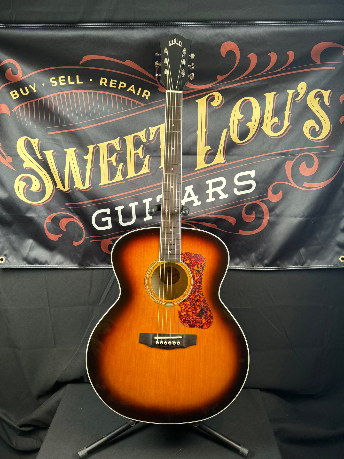 Guild Westerly Collection F-250E Deluxe - Antique Sunburst