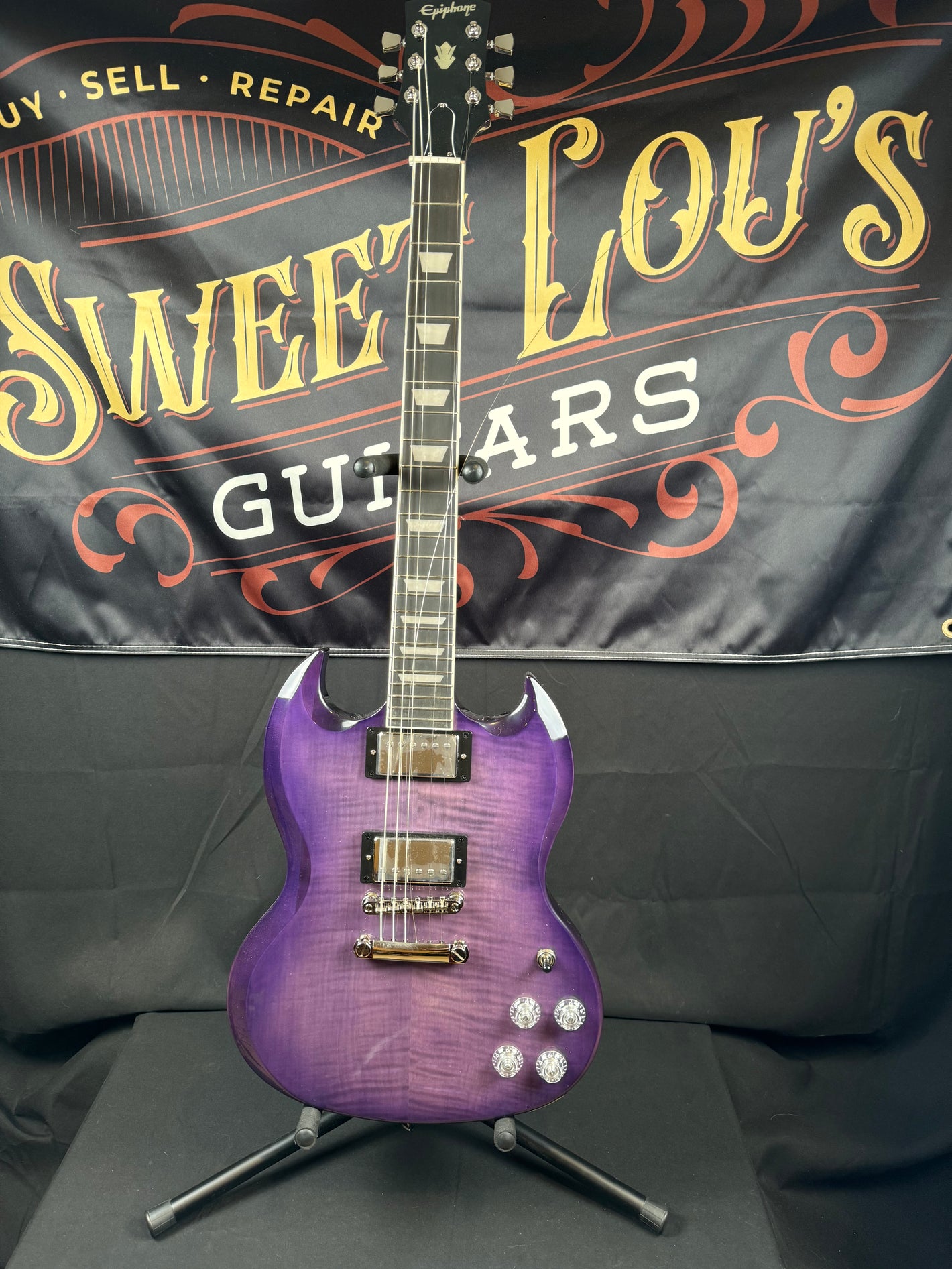 Epiphone SG Modern Figured - Purple Burst