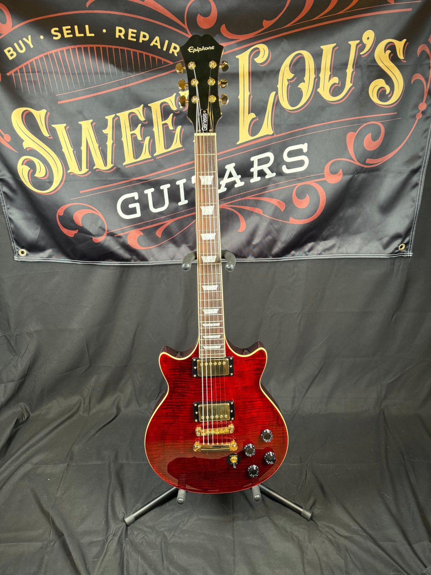 2013 Epiphone Genesis Deluxe PRO - Black Cherry